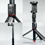 Монопод (трипод) TT01 Auto Pop open на штативі (1.77m) Bluetooth