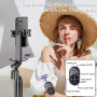 Монопод-стабілізатор Q565 з AI-відстеженням на штативі Bluetooth 1.80m (360° Rotating Pan Tilt)