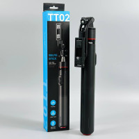 Монопод (трипод) TT02 Auto Pop open на штативі Bluetooth 1,75m (Stainless Steel)