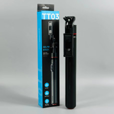 Монопод (трипод) TT03 Auto Pop open на штативі Bluetooth 1,76m (Aluminum Alloy Rod)