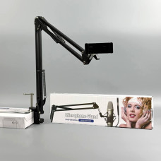 Тримач стійка-пантограф NB-35 для телефону зі струбциною