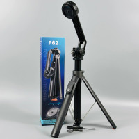 Монопод (трипод) P62 вакуумна присоска Auto Pop open на штативі Bluetooth 1.99m
