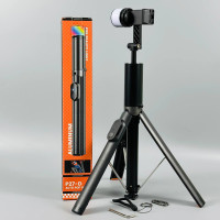 Монопод (трипод) P27-D Aluminum RGB Beauty Light, Auto Pop Open на штативі Bluetooth 1.9m