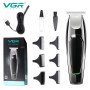 Машинка для стрижки VGR V-030 Professional (з 5 насадками + Тример та бритва)