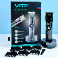 Машинка для стрижки VGR V-256 Professional (з 6 насадками + Тример та бритва)