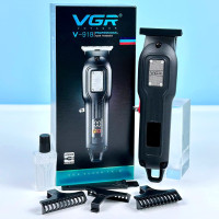 Машинка для стрижки VGR V-918 Professional (LED Display, з 4 насадками + Тример)
