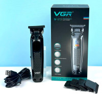 Машинка для стрижки VGR V-972 Professional (LED Display, з 4 насадками + Тример)