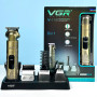Набір для стрижи VGR V-110 8in1 (17 насадок, LED display)