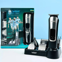 Набір для стрижи VGR V-111 5in1 (9 насадок, LED display)