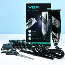Машинка для стрижки VGR V-121 (8 насадок, ножиці, гребінець, 220V) + Тример та бритва