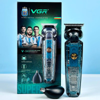 Тример VGR V-949 2in1 (тример для носа, 4 насадки, IPX6, LED display)