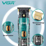 Машинка для стрижки VGR V-961 Professional (4 насадки, LED Display) + Тример