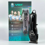 Машинка для стрижки акумуляторна VGR V-051 (4 насадки, 2500 mAh, LED display)