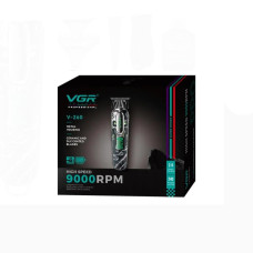 Тример VGR V-260 (3 насадки, 2000mAh, 9000 RPM, LED display)