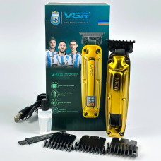 Машинка для стрижки VGR V-904 (4 насадки, 2000 mAh, LED display)