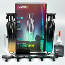 Тример VGR V-935 (5 насадок, 7000RPM, LED display)
