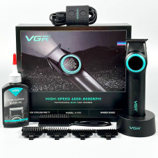 Тример VGR V-977 (4 насадки, 6000-9000RPM, 2500 mAh, LED display)