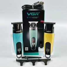 Тример VGR V-975 (4 насадки, LED Display)