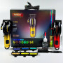Машинка для стрижки (clipper) VGR V-026 (6 насадок, 9000 RPM, LED display)