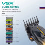 Машинка для стрижки (clipper) VGR V-026 (6 насадок, 9000 RPM, LED display)