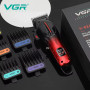 Машинка для стрижки (clipper) VGR V-026 (6 насадок, 9000 RPM, LED display)
