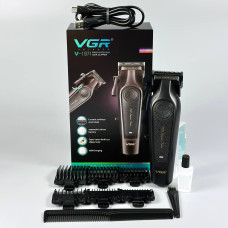 Машинка для стрижки (clipper) VGR V-197 (6 насадок, LED display)