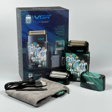 Електробритва VGR V-309 (шейвер, подвійне лезо, 6500-7500 RPM, LED Display)