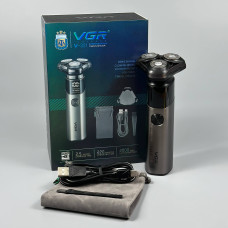 Електробритва VGR V-321 (роторна, потрійні головки, IPX7)