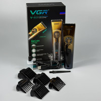 Машинка для стрижки (clipper) VGR V-663 (6 насадок, LED display, IPX6)