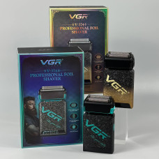 Електробритва VGR V-374 (шейвер, подвійне лезо, LED display)