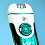 Епілятор VGR V-700 акумуляторний з 2-ма насадками для педикюру та 2-ма насадками для епіляції