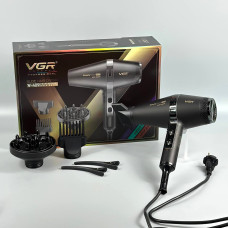 Професійний фен для волосся VGR V-409 (3 рівні обдування, 3 рівні температури, 2400W)