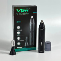 Тример VGR V-613 2in1 (для носа та брів, IPX5)
