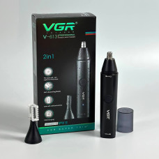 Тример VGR V-613 2in1 (для носа та брів, IPX5)