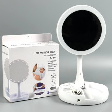 Дзеркало LED Mirror Light XJ-988 подвійне (4хАА)
