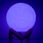 Нічник Moon Light 3D RGB із сенсорним перемиканням 14см