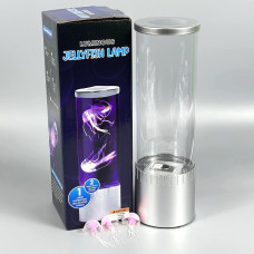 Нічник з плаваючими медузами у воді FS-27 (підсвічування від мережі) (27см.)