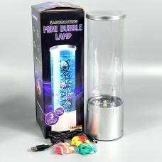 Нічник з плаваючими рибками у воді FS-S (підсвічування від мережі) (27см.)