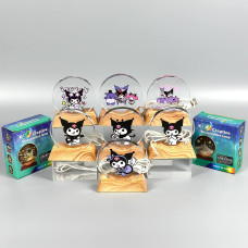 Нічник з малюнками Курумі на підставці з LED підсвічуванням (6*6см) JY-2241-6