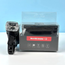 Велофара HJ-047-XPG ULTRA LIGHT (Aluminum, AVTOLIGHT SENSOR, Waterproof, акумулятор, Micro)