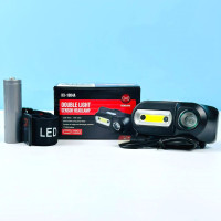 Ліхтар налобний BL-1804 (XPE+COB, 1 акумулятор 18650)
