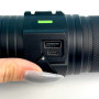 Ліхтарик Night Vision Fluorenscence CB-G401Y (30W, з функцією Power Bank, 4 акумулятори 18650, zoom, Type-C)