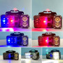 Ліхтарик налобний X52 Red Light (2LED, 6SMD RGB, Motion Sensor, індикація, Li-Ion акумулятор, магнітний, Type-C)