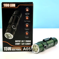 Ліхтар A05 (3XPG, з функцією Power Bank, Li-Ion акумулятор, індикація, Type-C)