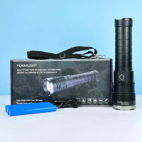 Ліхтар AK138-1-PM60-TG (8 акумуляторів 18650, Power Bank, індикація заряду, Zoom, Type-C)