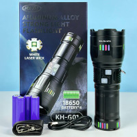 Ліхтар G01-PM50-TG (індикація заряду, 4x18650, Zoom, Type-C)
