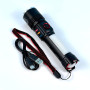 Ліхтарик LD-2307-TG Red, Blue, Purple light (COB, Motion Sensor Li-Ion акумулятор, Power Bank, Zoom, Type-C)