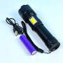 Ліхтарик PLD-P815 PM10-TG Red light (COB, акумулятор 18650, з функцією Power Bank, індикація заряду, zoom, Type-C)