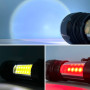 Ліхтарик Police S912 Red light (XPE, COB, 2 акумулятори 18650, zoom, 220V-12V)