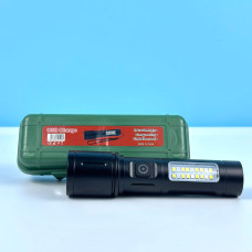 Ліхтарик PLD-603 Red light (PM10-TG, 18SMD, Li-Ion акумулятор, індикація заряду, zoom, Type-C)